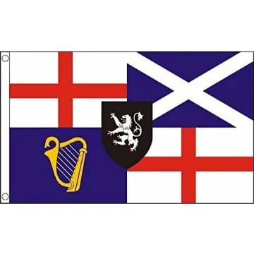 DRAPEAU ROYAUME-UNI LORD PROTECTORS 1658-1659 150x90cm - DRAPEAU LORDS BRITANNIQUES 90 x 150 cm - DRAPEAUX
