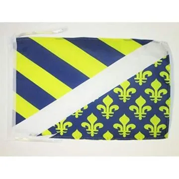 DRAPEAU OISE 45x30cm - PAVILLON DÉPARTEMENT ISARIEN 30 x 45 cm haute qualité