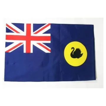 DRAPEAU AUSTRALIE-OCCIDENTALE 90x60cm - DRAPEAU AUSTRALIEN - AUSTRALIE 60 x 90 cm - DRAPEAUX