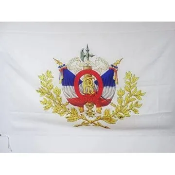 DRAPEAU ARMOIRIES FRANCE 3Í?ME RÍ?PUBLIQUE 150x90cm - DRAPEAU FRANÍ?AIS EMBLÍ?ME 1898 90 x 150 cm Fourreau pour hampe