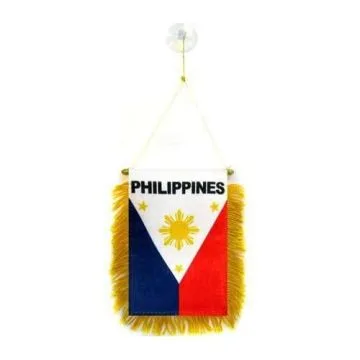 FANION PHILIPPINES 15x10cm - Mini drapeau PHILIPPIN 10 x 15 cm spécial voiture - Bannière