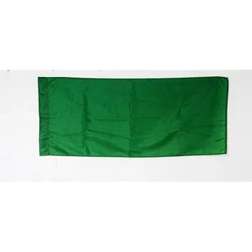 Drapeau course automobile vert 90x60cm - Drapeau de commissaire 60 x 90 cm Fourreau pour hampe