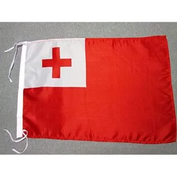 DRAPEAU TONGA 45x30cm - PAVILLON TONGIEN 30 x 45 cm polyester léger
