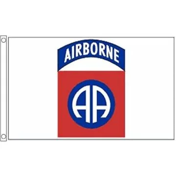 DRAPEAU USA AIRBORNE 82E DIVISION 150x90cm - DRAPEAU AMÉRICAIN ? ARMÉE ETATS-UNIS  90 x 150 cm - DRAPEAUX