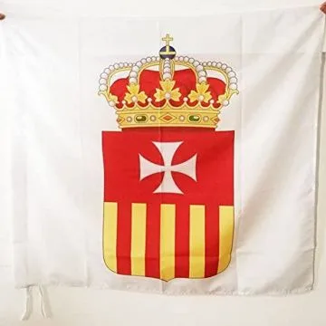 DRAPEAU ORDRE DES MERCÍ?DAIRES 90x90cm - DRAPEAU NOTRE-DAME-DE-LA-MERCI 90 x 90 cm Fourreau pour hampe