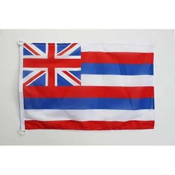 Drapeau Hawaii 90x60cm - Drapeau hawaiien - Etat américain - USA - Etats-Unis 60 x 90 cm Spécial Extérieur - Drapeaux