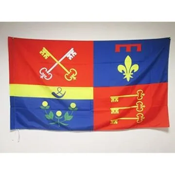 DRAPEAU VAUCLUSE 150x90cm - DRAPEAU DÍ?PARTEMENT FRANÍ?AIS - PACA 90 x 150 cm Fourreau pour hampe