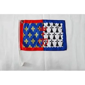 Drapeau de voiture Pays de la Loire 45x30cm - Carflag ligérien - France 30 x 45 cm