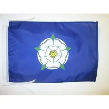 DRAPEAU COMTÉ DE YORKSHIRE ANCIEN 45x30cm - PAVILLON COUNTY OF YORK - ANGLETERRE 30 x 45 cm haute qualité