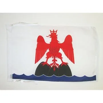 DRAPEAU ALPES-MARITIMES 45x30cm - PAVILLON DÉPARTEMENT MARALPIN 30 x 45 cm haute qualité