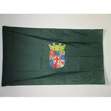 DRAPEAU PROVINCE Dâ??ALMERÍA 90x60cm - DRAPEAU ALMERIA EN ANDALOUSIE 60 x 90 cm Fourreau pour hampe