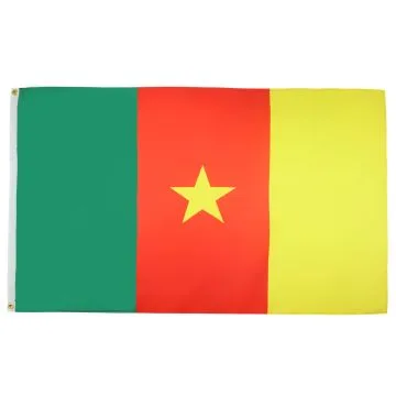 DRAPEAU CAMEROUN 150x90cm - DRAPEAU CAMEROUNAIS 90 x 150 cm Polyester léger