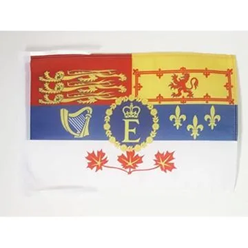 DRAPEAU CANADA ROYAL 45x30cm - PAVILLON CANADIEN 30 x 45 cm haute qualité
