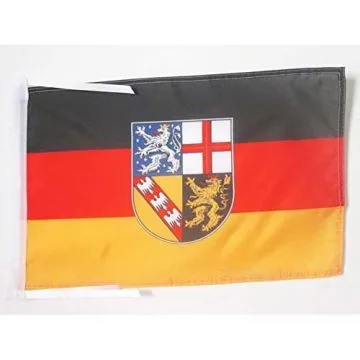 DRAPEAU SARRE 45x30cm - PAVILLON SAARLAND - LAND ALLEMAGNE 30 x 45 cm haute qualité