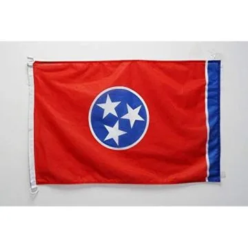 Drapeau Tennessee 90x60cm - Drapeau Etat américain - USA - Etats-Unis 60 x 90 cm Spécial Extérieur - Drapeaux