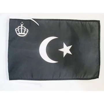 DRAPEAU ETENDARD ROYAL DE LIBYE 1946-1969 45x30cm - PAVILLON ROYAUME LIBYEN 30 x 45 cm haute qualité