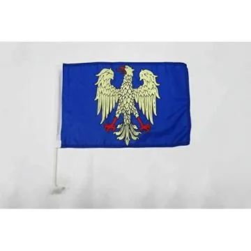 Drapeau de voiture Frioul-Vénétie julienne 45x30cm - Carflag Friuli-Venezia Giulia - Italie 30 x 45 cm