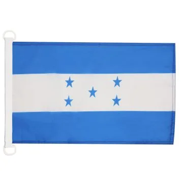 PAVILLON NAUTIQUE HONDURAS 45x30cm - DRAPEAU DE BATEAU HONDURIEN 30 x 45 cm