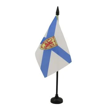 DRAPEAU DE TABLE NOUVELLE-ÉCOSSE 15x10cm - PETIT DRAPEAUX DE BUREAU CANADIEN - CANADA 10 x 15 cm