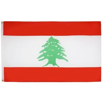 DRAPEAU LIBAN 250x150cm - GRAND DRAPEAU LIBANAIS 150 x 250 cm