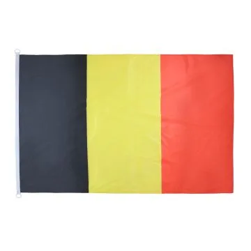 DRAPEAU BELGIQUE 150x90cm - DRAPEAU BELGE 90 x 150 cm Spécial Extérieur - DRAPEAUX