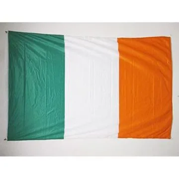 DRAPEAU IRLANDE 150x90cm oeillets - DRAPEAU IRLANDAIS 90 x 150 cm Spécial Extérieur - DRAPEAUX