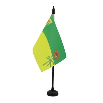 DRAPEAU DE TABLE SASKATCHEWAN 15x10cm - PETIT DRAPEAUX DE BUREAU CANADIEN - CANADA 10 x 15 cm