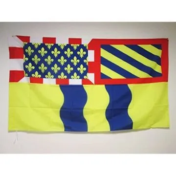 DRAPEAU SAÍ?NE-ET-LOIRE 150x90cm - DRAPEAU DÍ?PARTEMENT FRANÍ?AIS - BOURGOGNE 90 x 150 cm Fourreau pour hampe