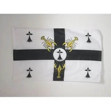 DRAPEAU Í?LE DE SEIN 150x90cm - DRAPEAU ILE-DE-SEIN EN BRETAGNE 90 x 150 cm Fourreau pour hampe