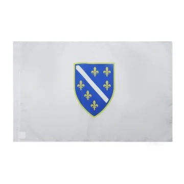 DRAPEAU BOSNIE-HERZÍ?GOVINE 1992-1998 90x60cm - DRAPEAU BOSNIEN ANCIEN 60 x 90 cm Fourreau pour hampe