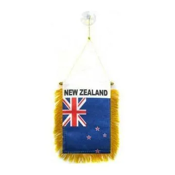 FANION NOUVELLE-ZÉLANDE 15x10cm - Mini drapeau NÉO-ZÉLANDAIS 10 x 15 cm spécial voiture - Bannière