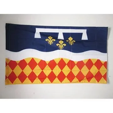 DRAPEAU CHARENTE 150x90cm - DRAPEAU DÍ?PARTEMENT CHARENTAIS 90 x 150 cm Fourreau pour hampe
