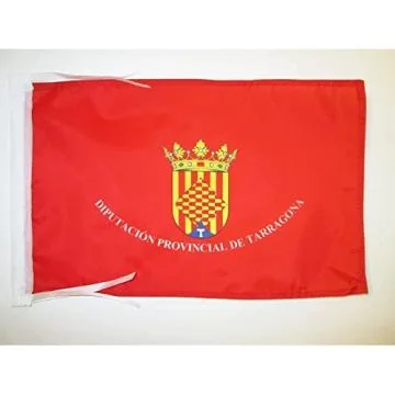 DRAPEAU PROVINCE DE TARRAGONE 45x30cm - PAVILLON TARRAGONA EN CATALOGNE 30 x 45 cm haute qualité