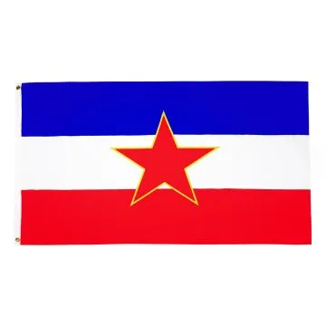 DRAPEAU YOUGOSLAVIE 90x60cm - DRAPEAU YOUGOSLAVE 60 x 90 cm - DRAPEAUX