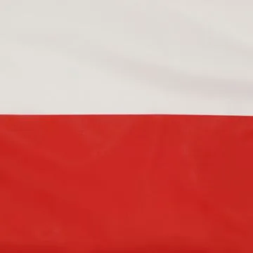 PAVILLON NAUTIQUE POLOGNE 45x30cm - DRAPEAU DE BATEAU POLONAIS 30 x 45 cm