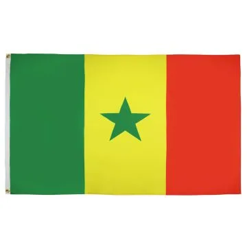 DRAPEAU SÉNÉGAL 150x90cm - DRAPEAU SÉNÉGALAIS 90 x 150 cm Polyester léger