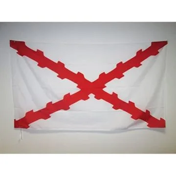 DRAPEAU PAYS-BAS ESPAGNOLS 150x90cm - DRAPEAU TERRITOIRE DES DIX-SEPT PROVINCES 90 x 150 cm Fourreau pour hampe