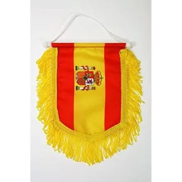 FANION ESPAGNE 15x10cm Polyester - Mini drapeau ESPAGNOL 10 x 15 cm - Bannière