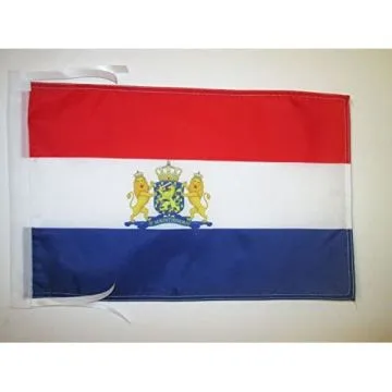 DRAPEAU ROYAUME DES PAYS-BAS 1815-1908 45x30cm - PAVILLON DE L\'ÉTENDARD ROYAL DE LA MONARCHIE HOLLANDAISE 30 x 45 cm haute qualité