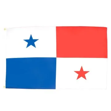 DRAPEAU PANAMA 90x60cm - DRAPEAU PANAMÍ?EN 60 x 90 cm Polyester léger