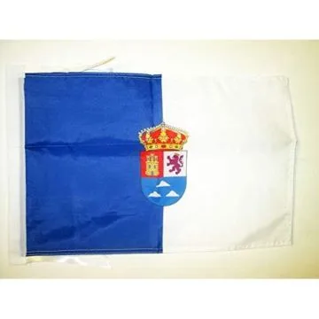 DRAPEAU PROVINCE DE LAS PALMAS 45x30cm - PAVILLON GRAN CANARIA - ILES CANARIES 30 x 45 cm haute qualité