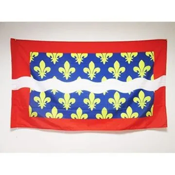 DRAPEAU CHER 150x90cm - DRAPEAU DÍ?PARTEMENT FRANÍ?AIS - CENTRE 90 x 150 cm Fourreau pour hampe
