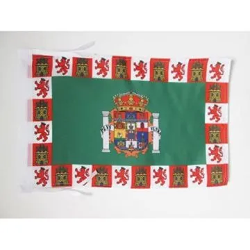DRAPEAU PROVINCE DE CADIX 45x30cm - PAVILLON CADIZ EN ANDALOUSIE 30 x 45 cm haute qualité