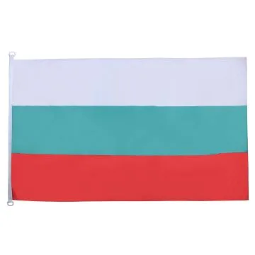 DRAPEAU BULGARIE 150x90cm oeillets - DRAPEAU BULGARE 90 x 150 cm Spécial Extérieur - DRAPEAUX