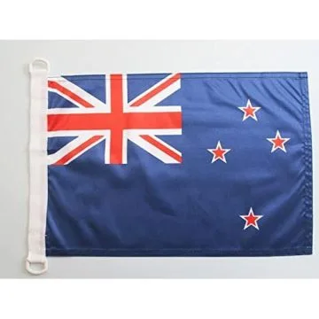 PAVILLON NAUTIQUE NOUVELLE-ZÉLANDE 45x30cm - DRAPEAU DE BATEAU NÉO-ZÉLANDAIS 30 x 45 cm