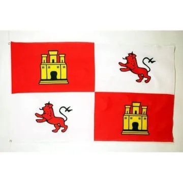 DRAPEAU ESPAGNE ROYAL 150x90cm - DRAPEAU ESPAGNOL 90 x 150 cm - DRAPEAUX