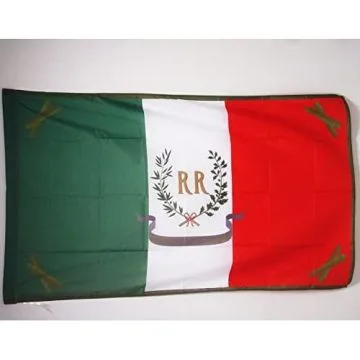 DRAPEAU MILITAIRE DE LA RÍ?PUBLIQUE ROMAINE 90x60cm - DRAPEAU RÍ?VOLUTIONS ITALIE DE 1848 60 x 90 cm Fourreau pour hampe