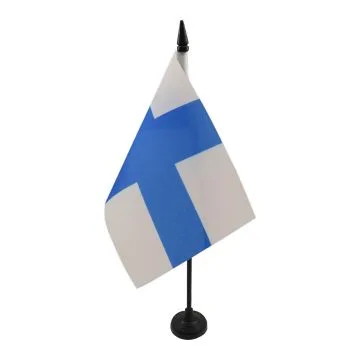 DRAPEAU DE TABLE MARSEILLE 21x14cm - PETIT DRAPEAUX DE BUREAU MARSEILLAIS - VILLE DE MARSEILLE 14 x 21 cm