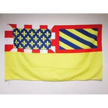 DRAPEAU CÍ?TE D\'OR 150x90cm - DRAPEAU DÍ?PARTEMENT FRANÍ?AIS - BOURGOGNE 90 x 150 cm Fourreau pour hampe