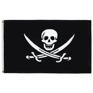 Jack Rackham Pirate Flag 3' x 5' Light polyester grommets